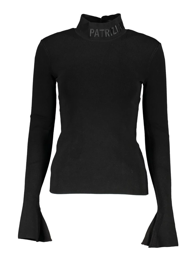 Black Cotton Sweater