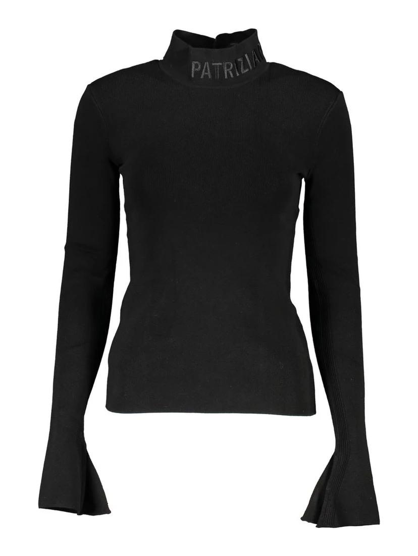 Black Cotton Sweater