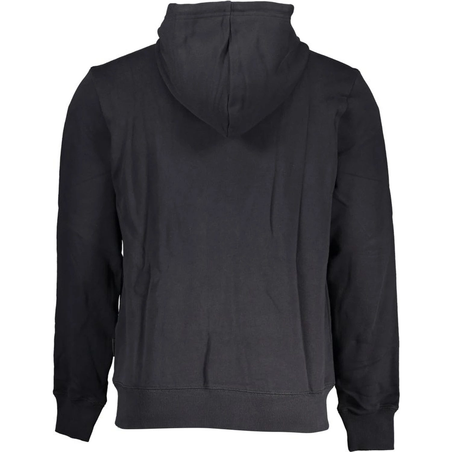 Black Cotton Men Sweater