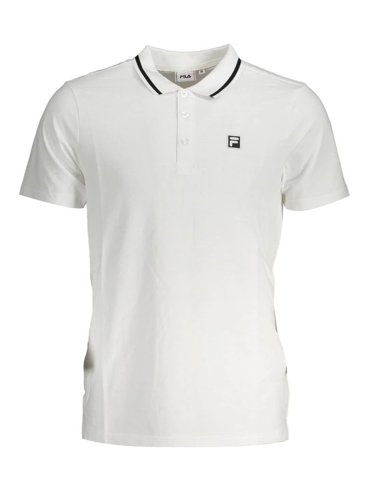 White Cotton Polo Shirt