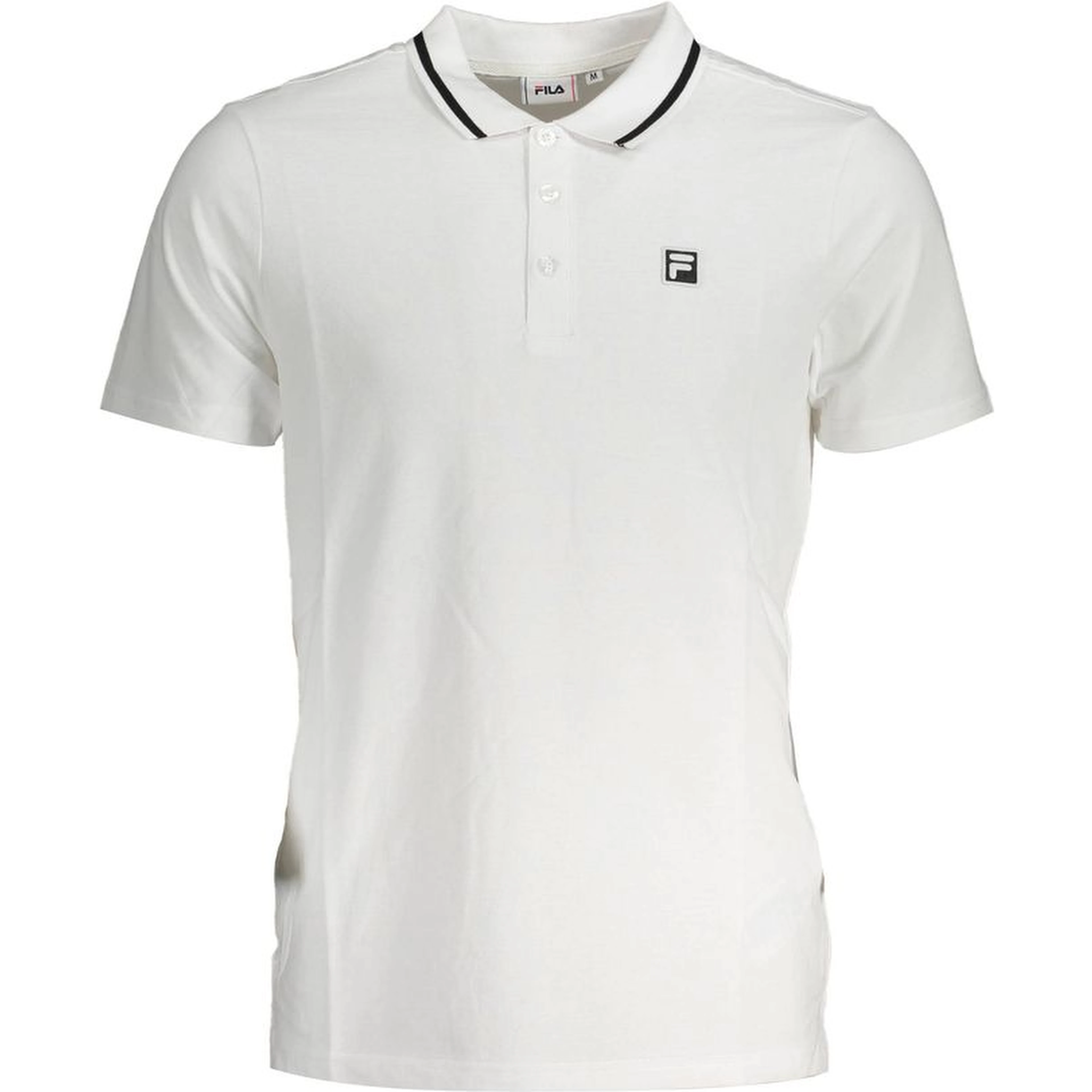 White Cotton Polo Shirt