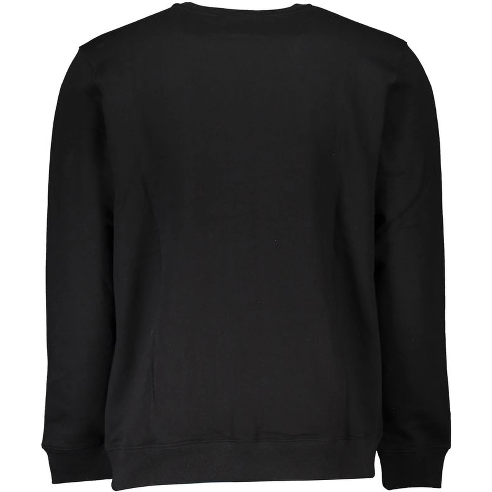 Black Cotton Men Sweater