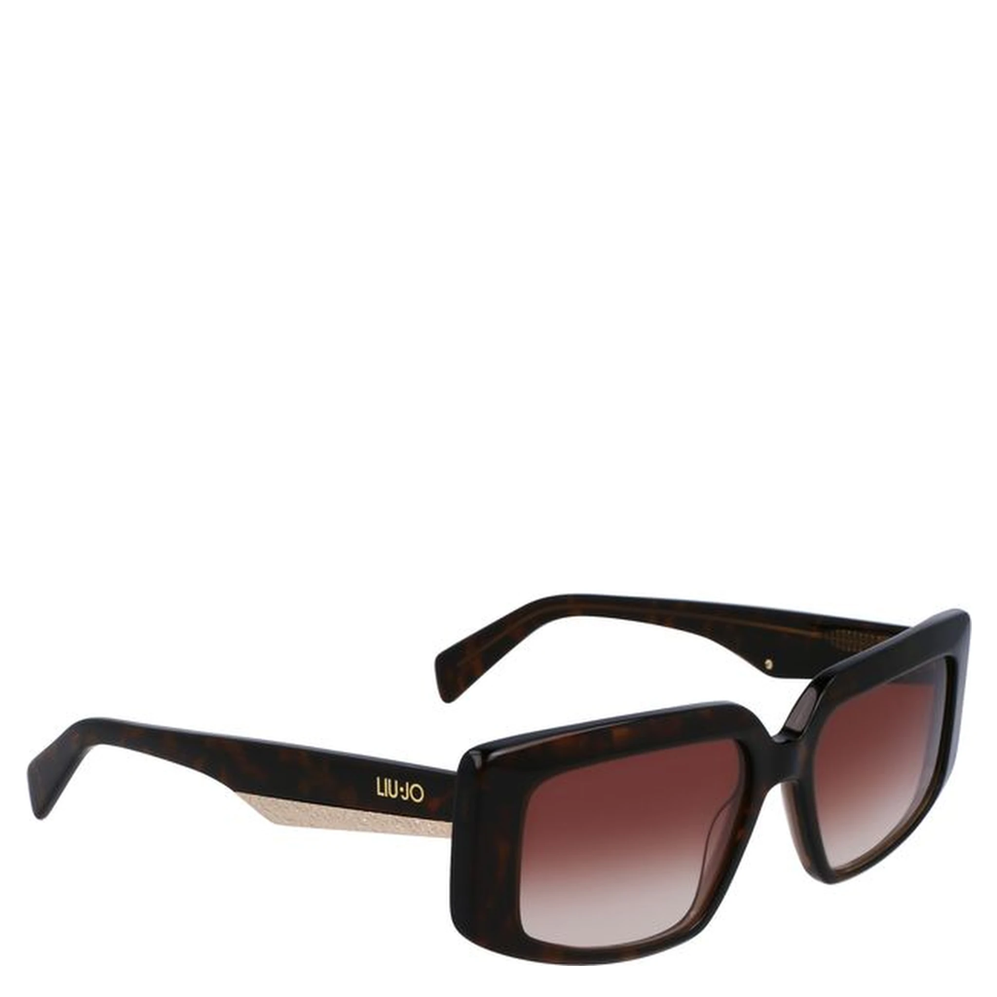 نظارات شمسية نسائية بنية اللون من الأسيتات