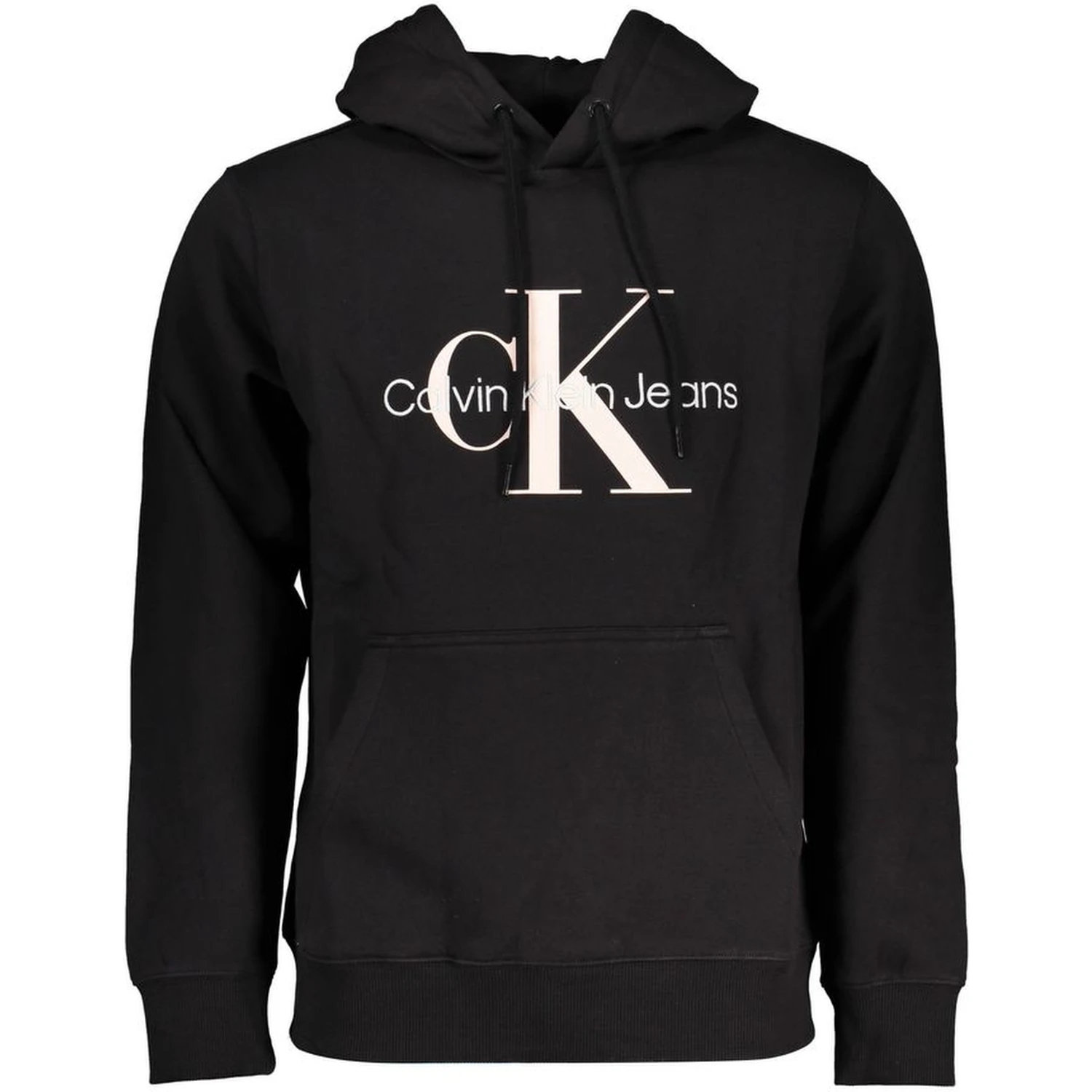 Black Cotton Men Sweater