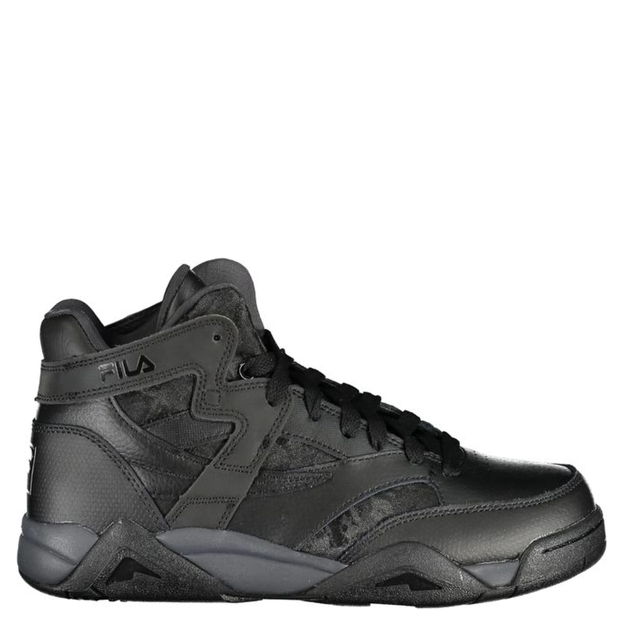 Black Polyester Sneaker