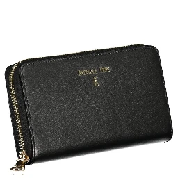 Black Leather Women Wallet