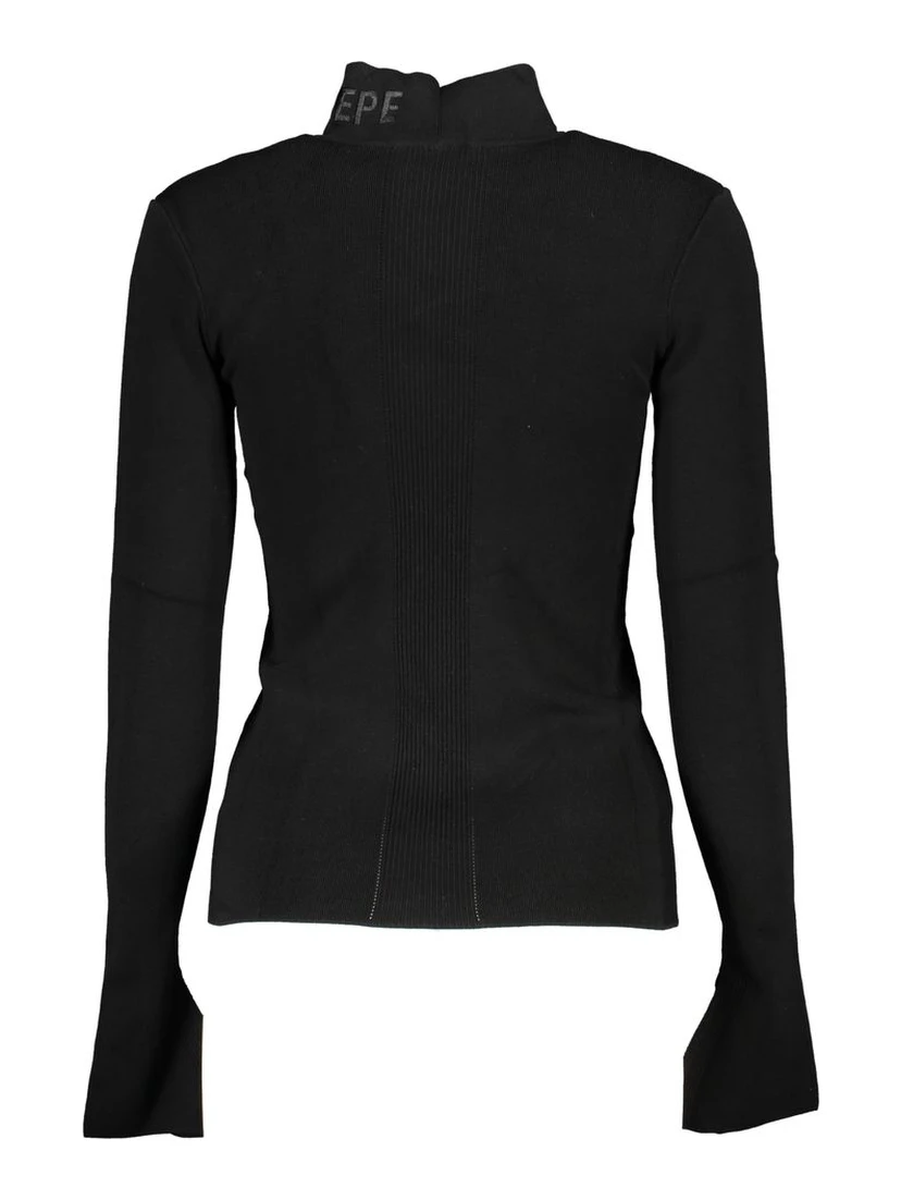 Black Cotton Sweater