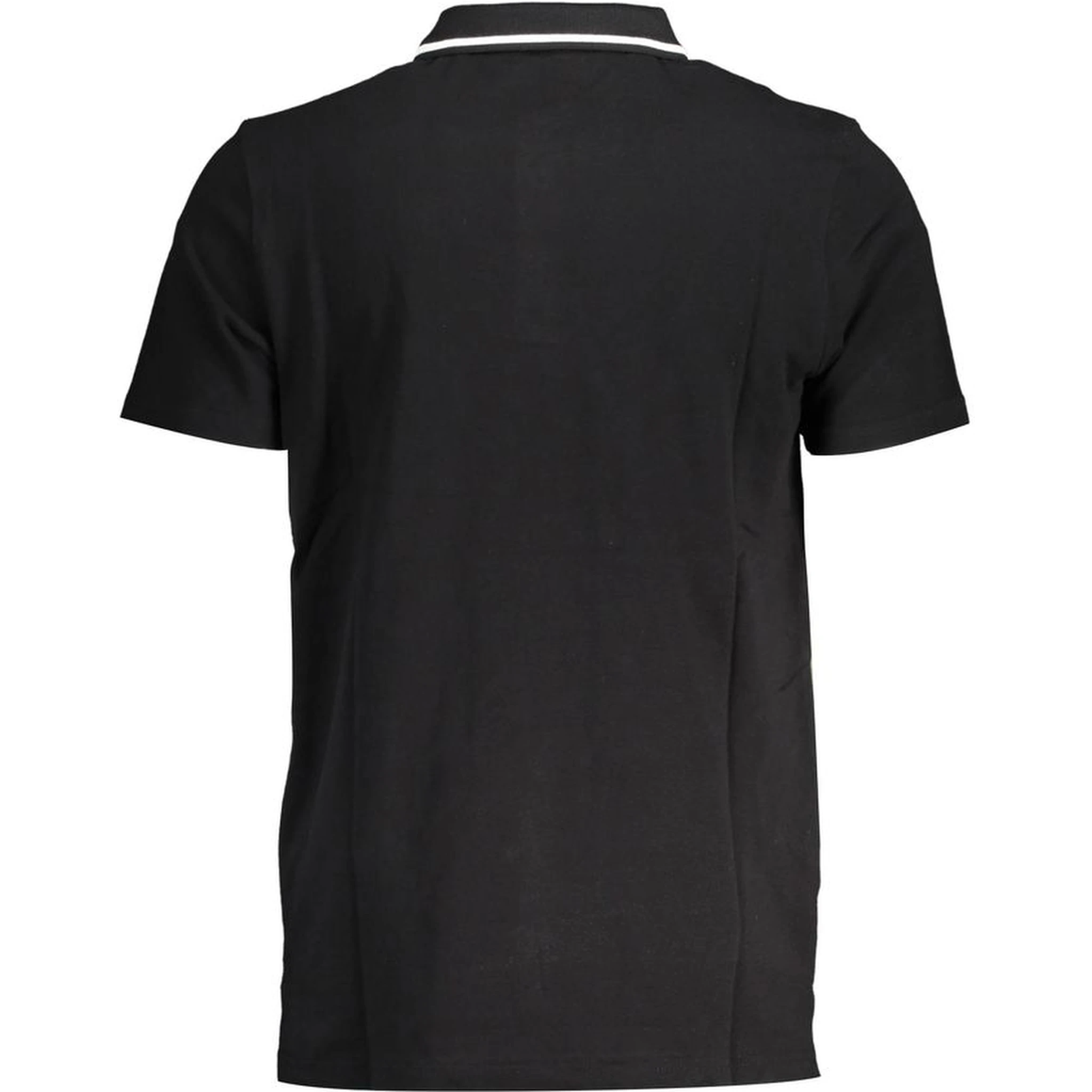 Black Cotton Polo Shirt