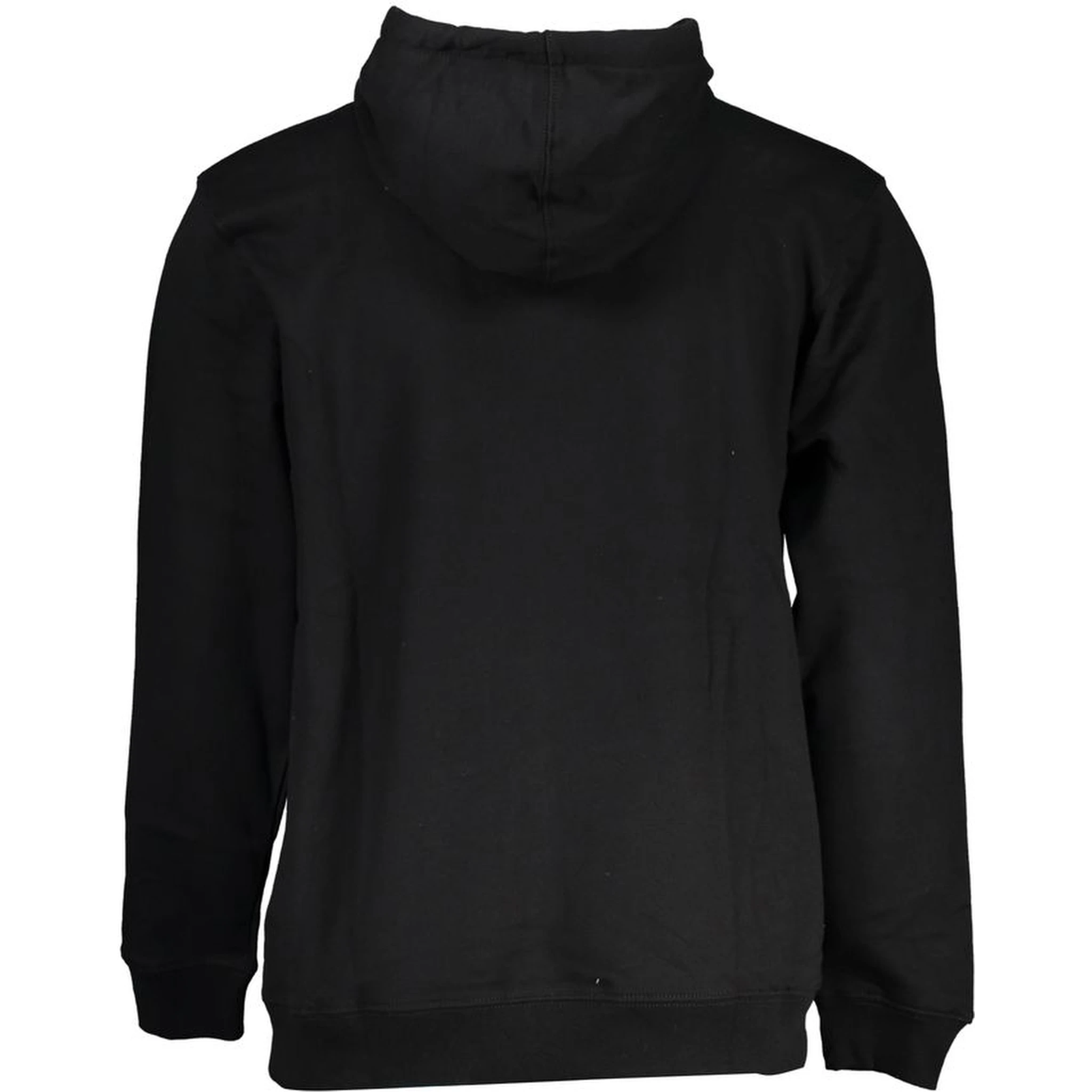 Black Cotton Men Sweater