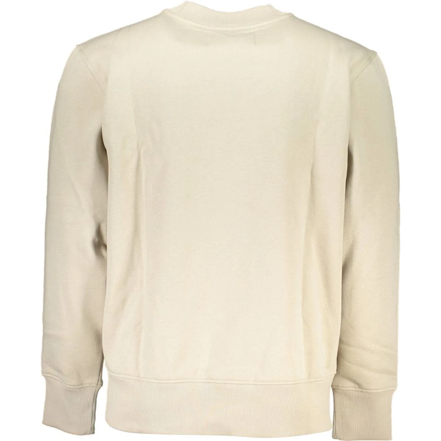 Beige Cotton Men Sweater