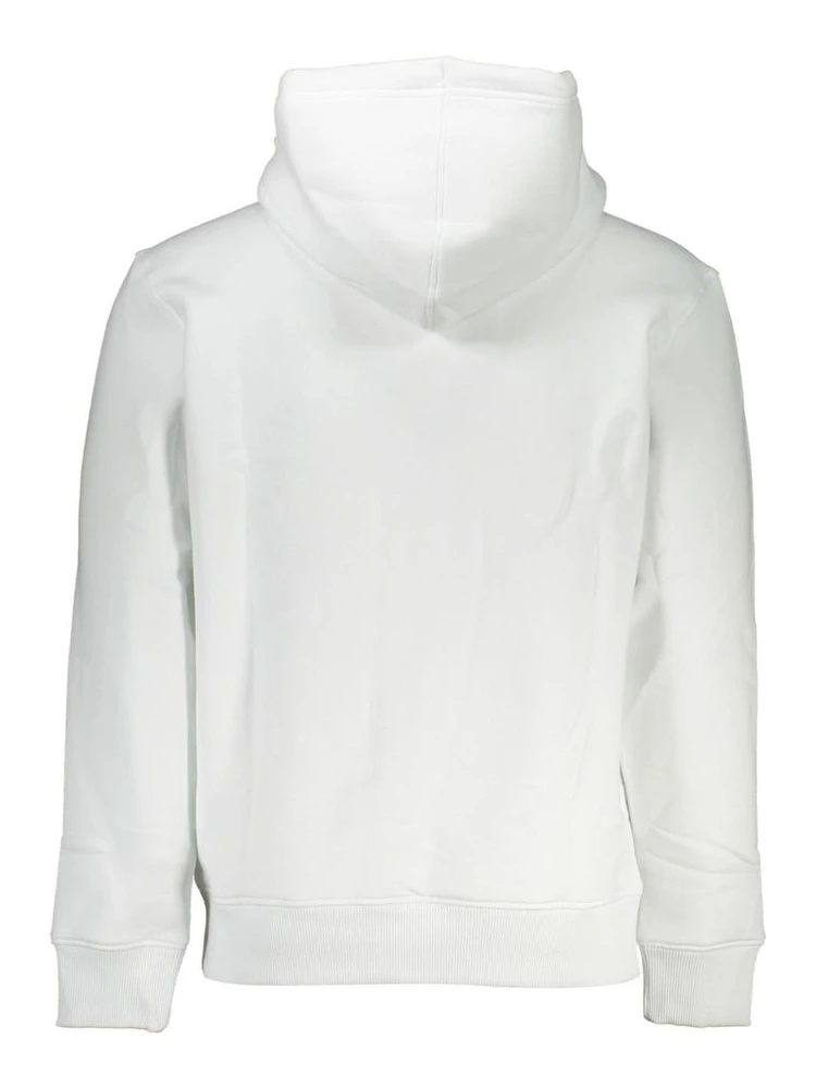 White Cotton Men's Sweater with Hood alternative