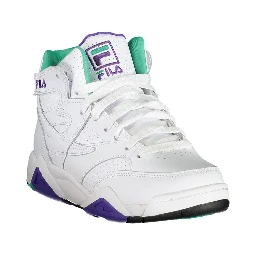 White Polyester Sneaker