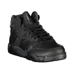 Black Polyester Sneaker