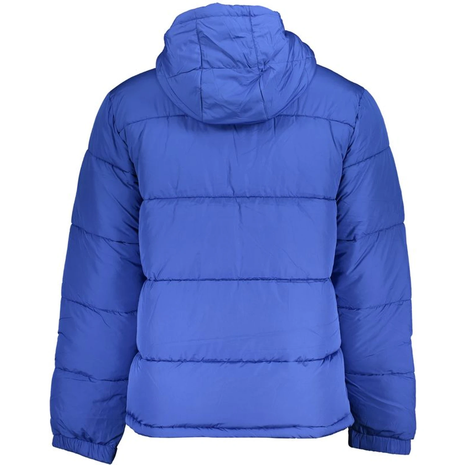 Blue Polyester Men Jacket