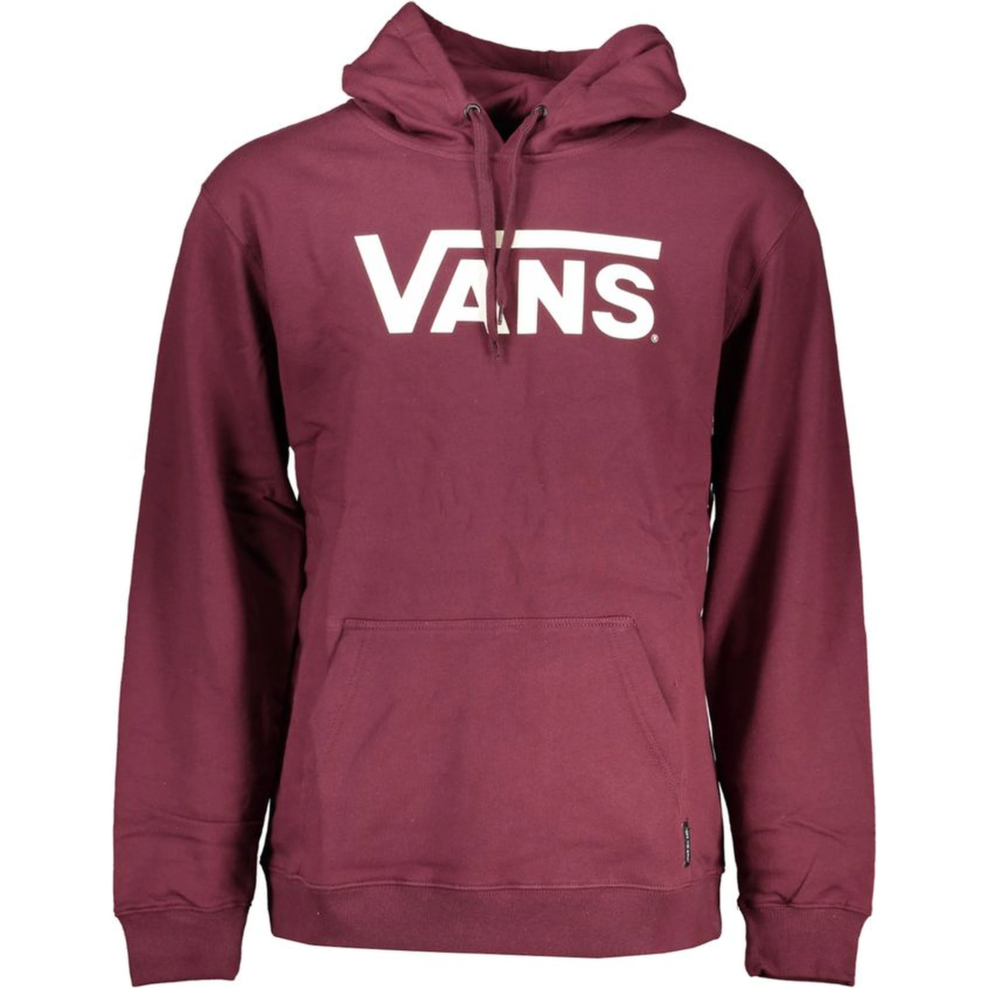 Red Cotton Men Sweater with Hood