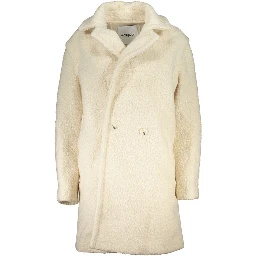 White Polyester Jackets & Coat