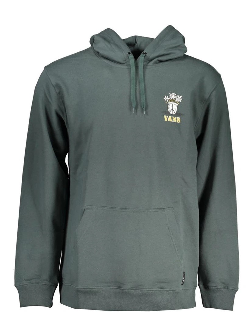 Green Cotton Men Sweater