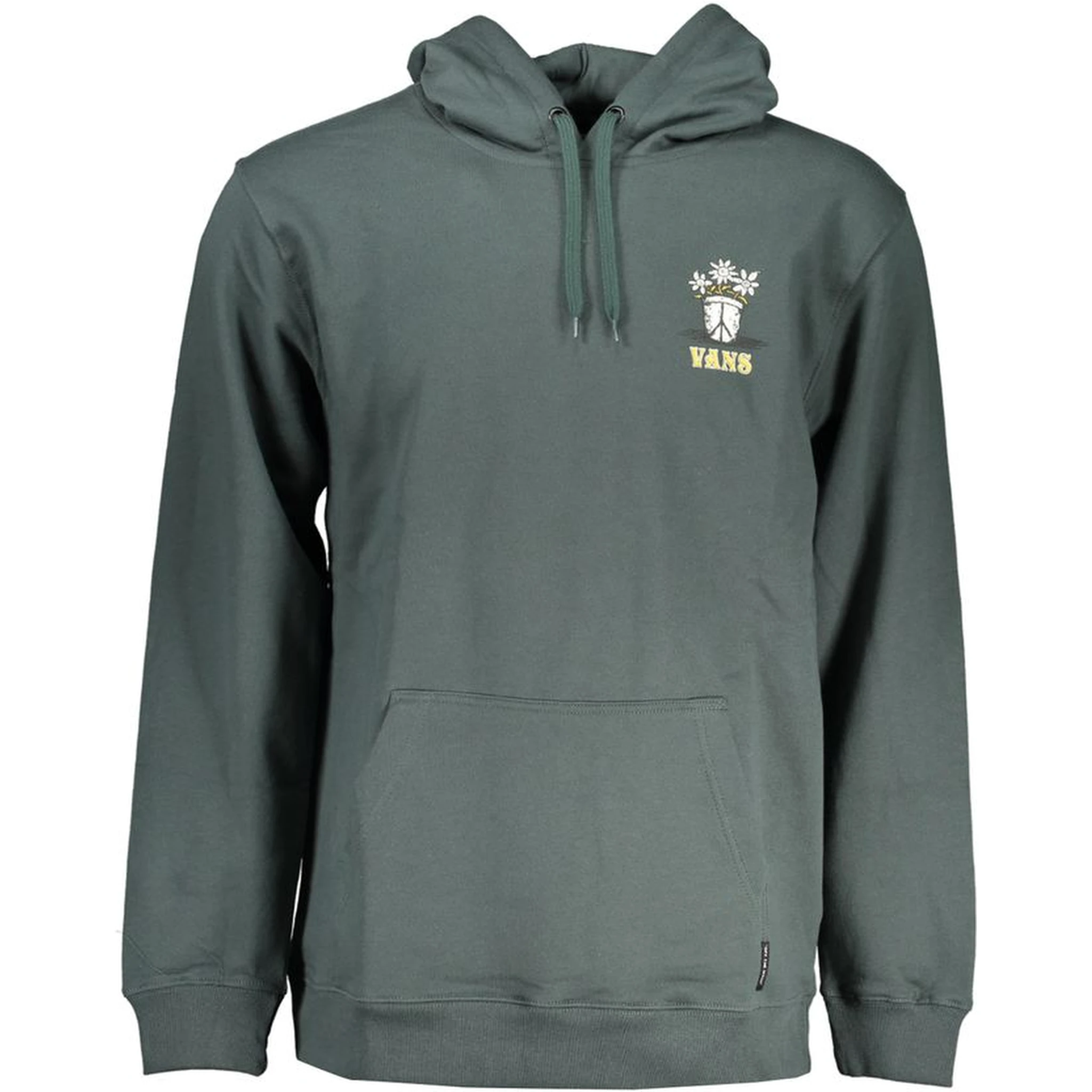 Green Cotton Men Sweater