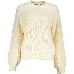 White Fabric Sweater