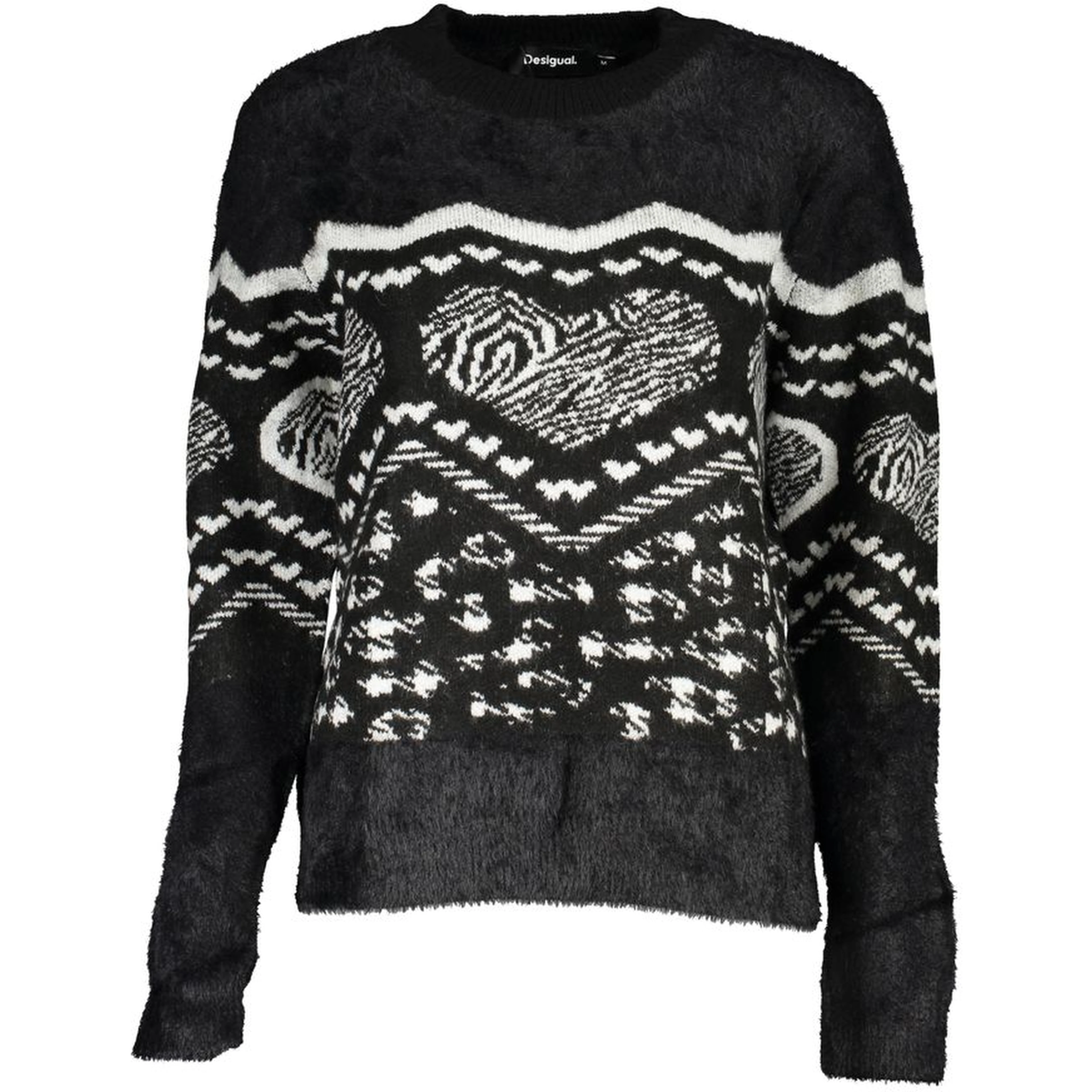 Black Polyester Sweater