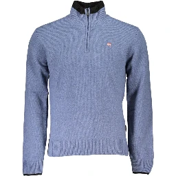 Blue Fabric Sweater