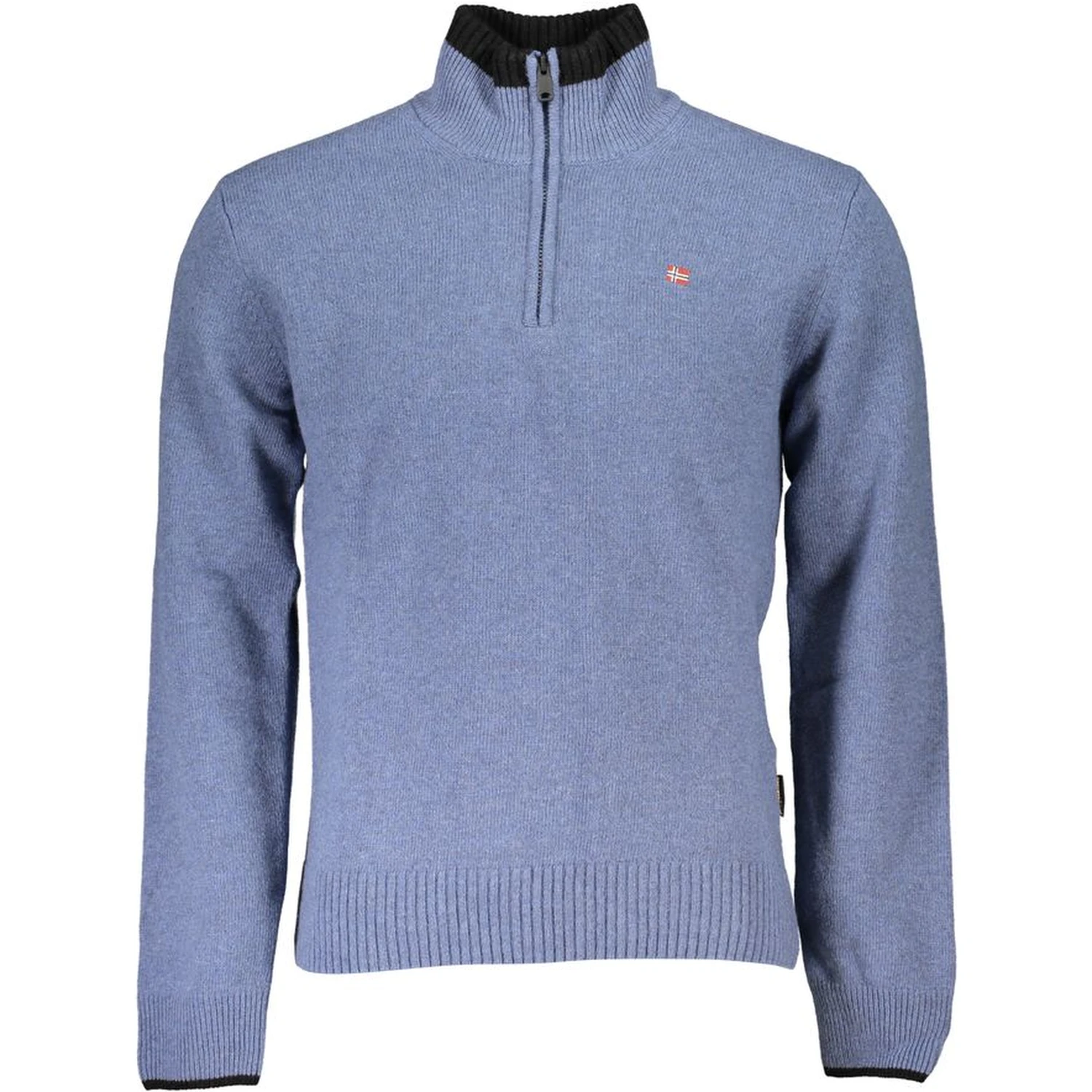 Blue Fabric Sweater