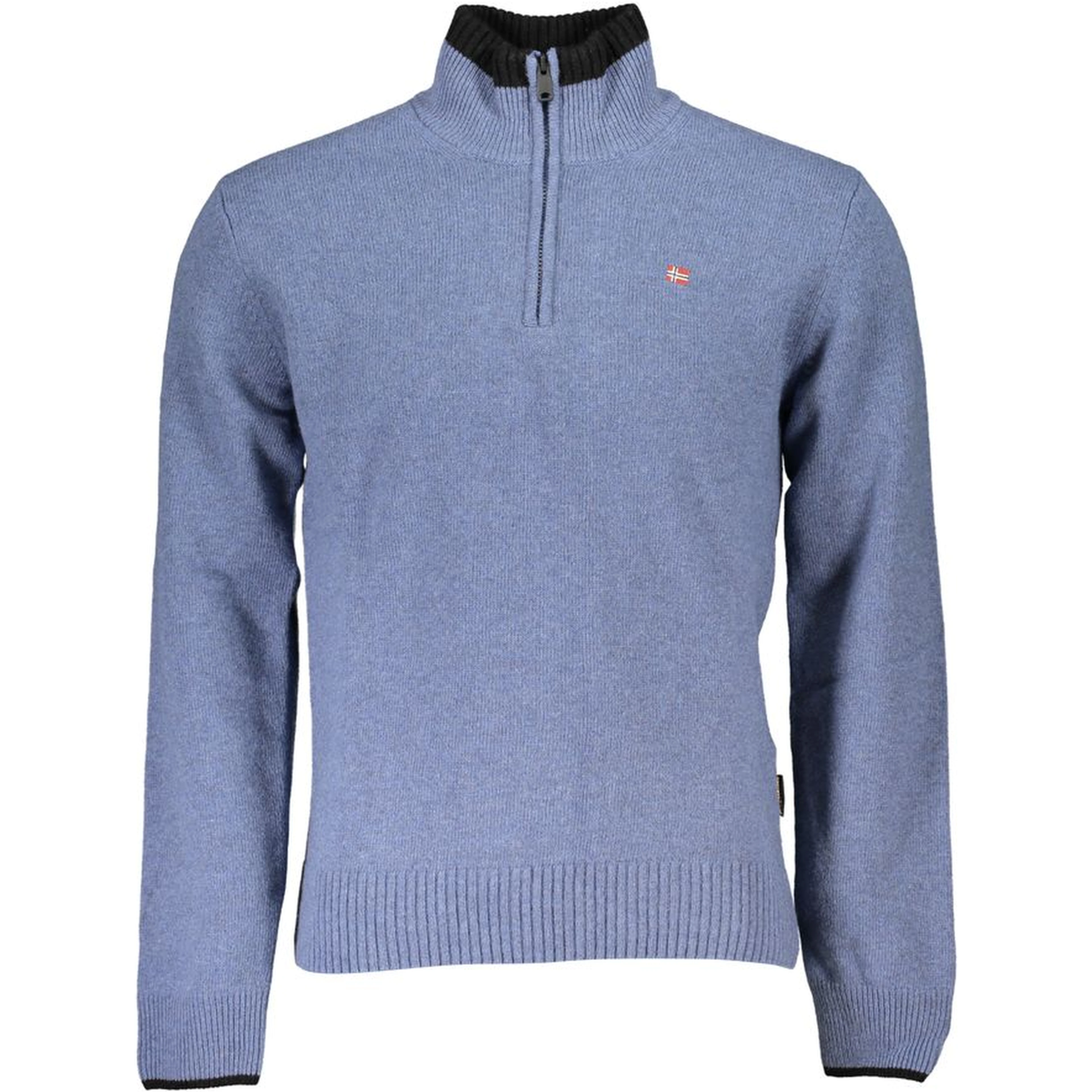 Blue Fabric Sweater
