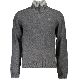 Gray Fabric Sweater