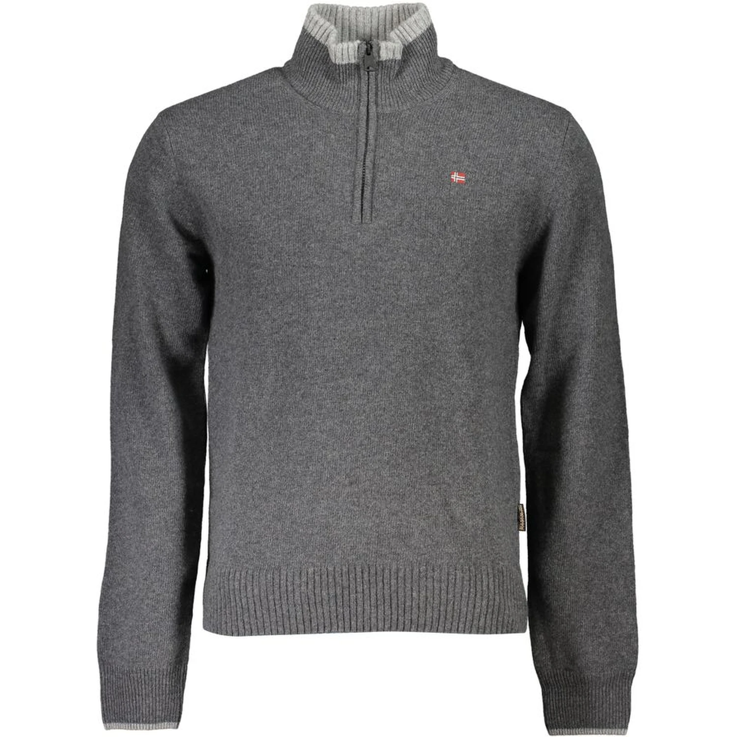 Gray Fabric Sweater