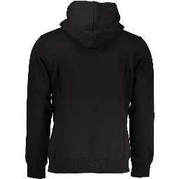 Black Cotton Men Sweater