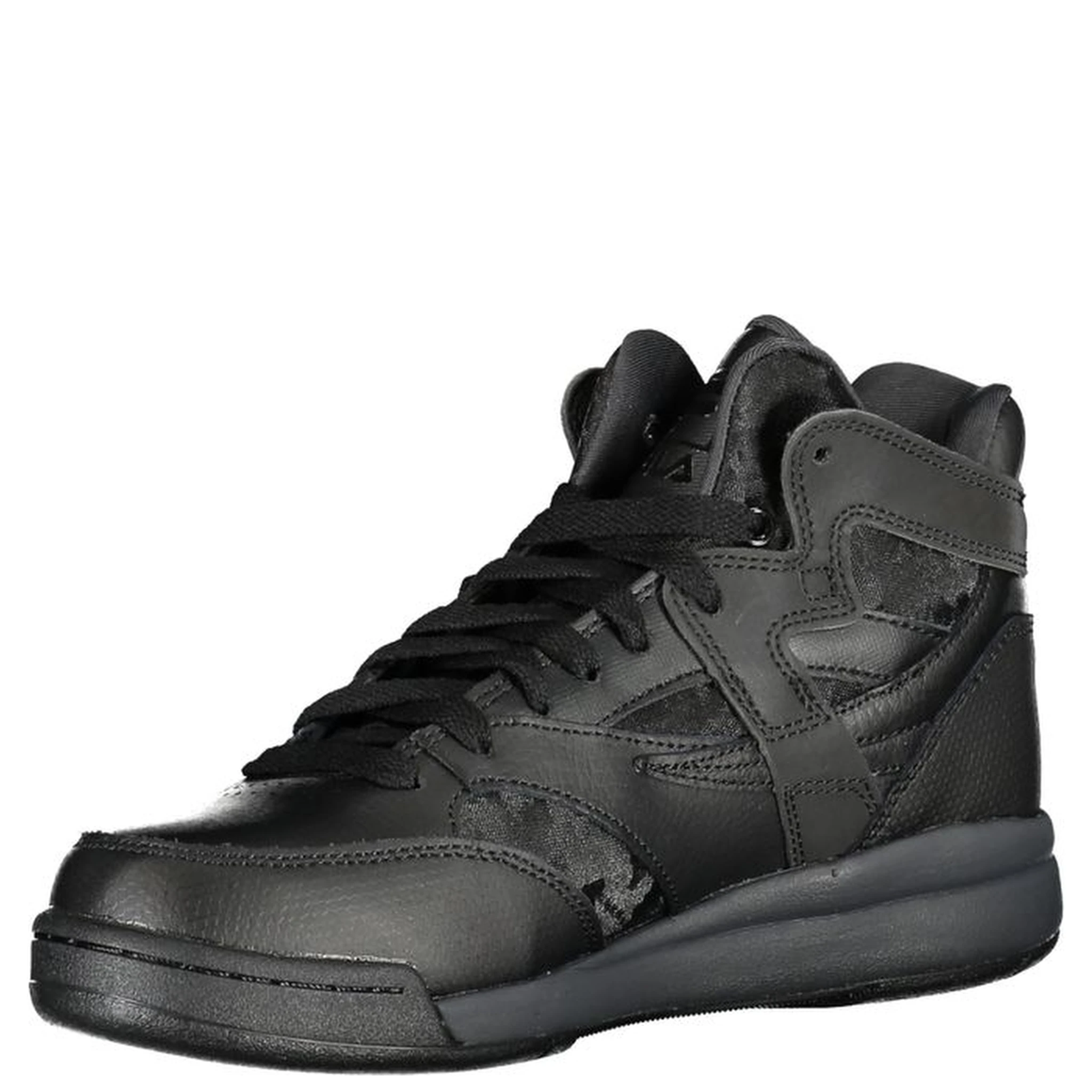 Black Polyester Sneaker
