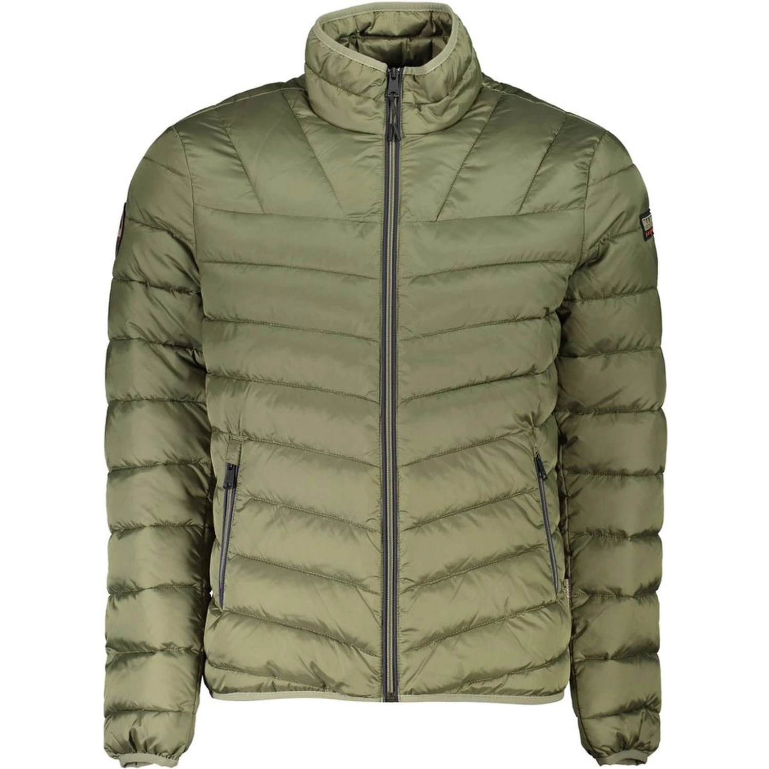 Green Polyamide Men Jacket