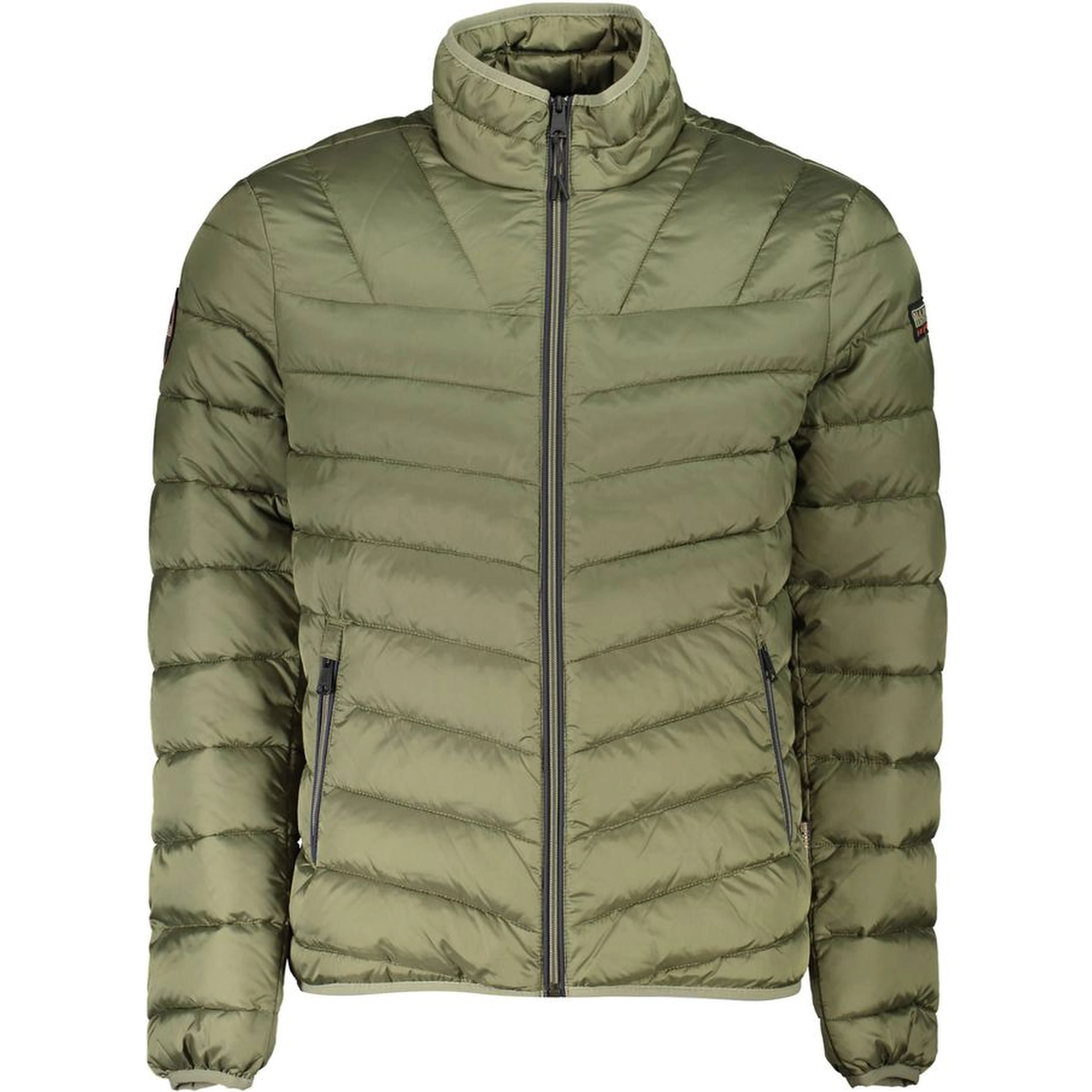 Green Polyamide Men Jacket