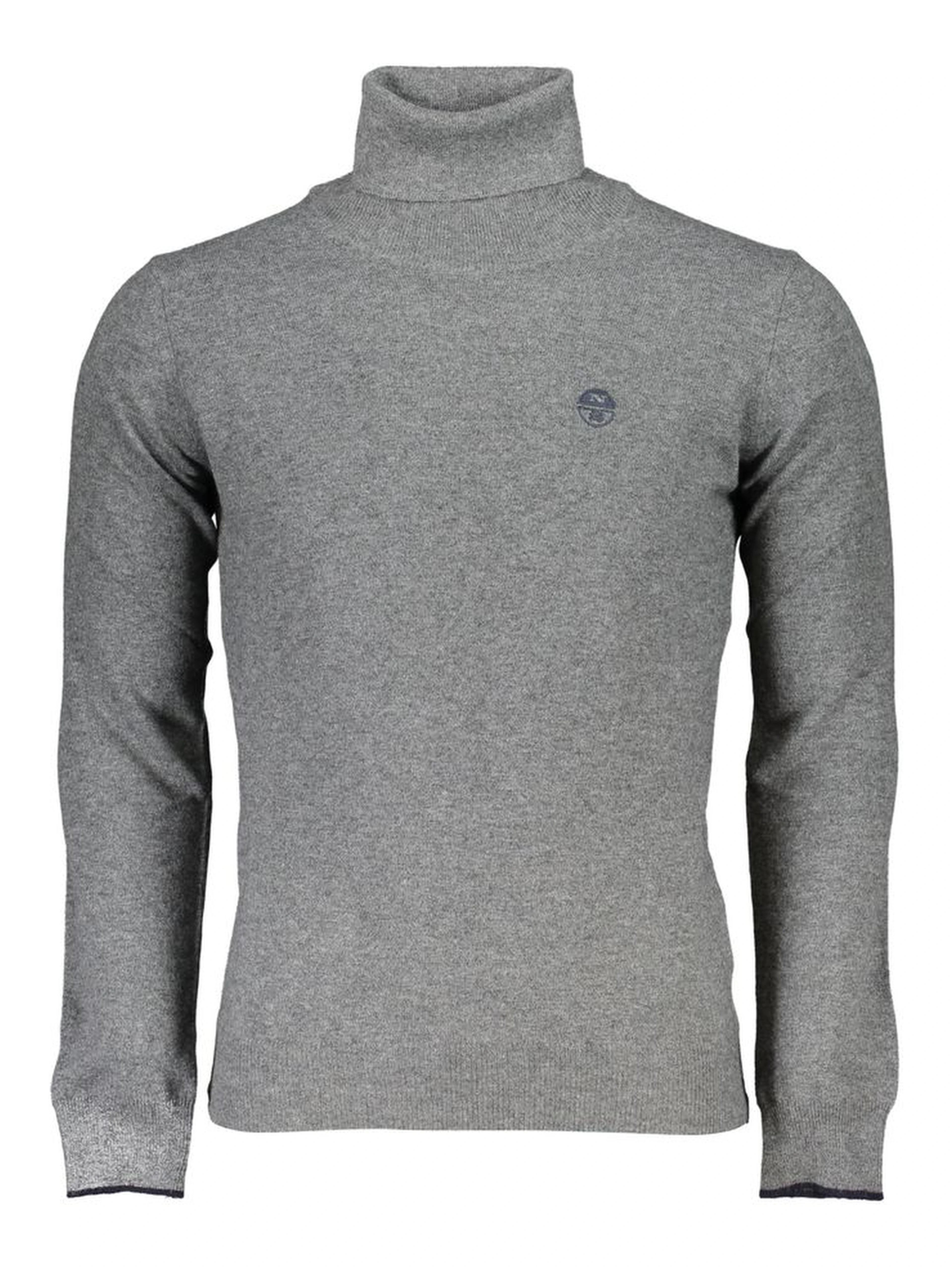 Gray Fabric Sweater