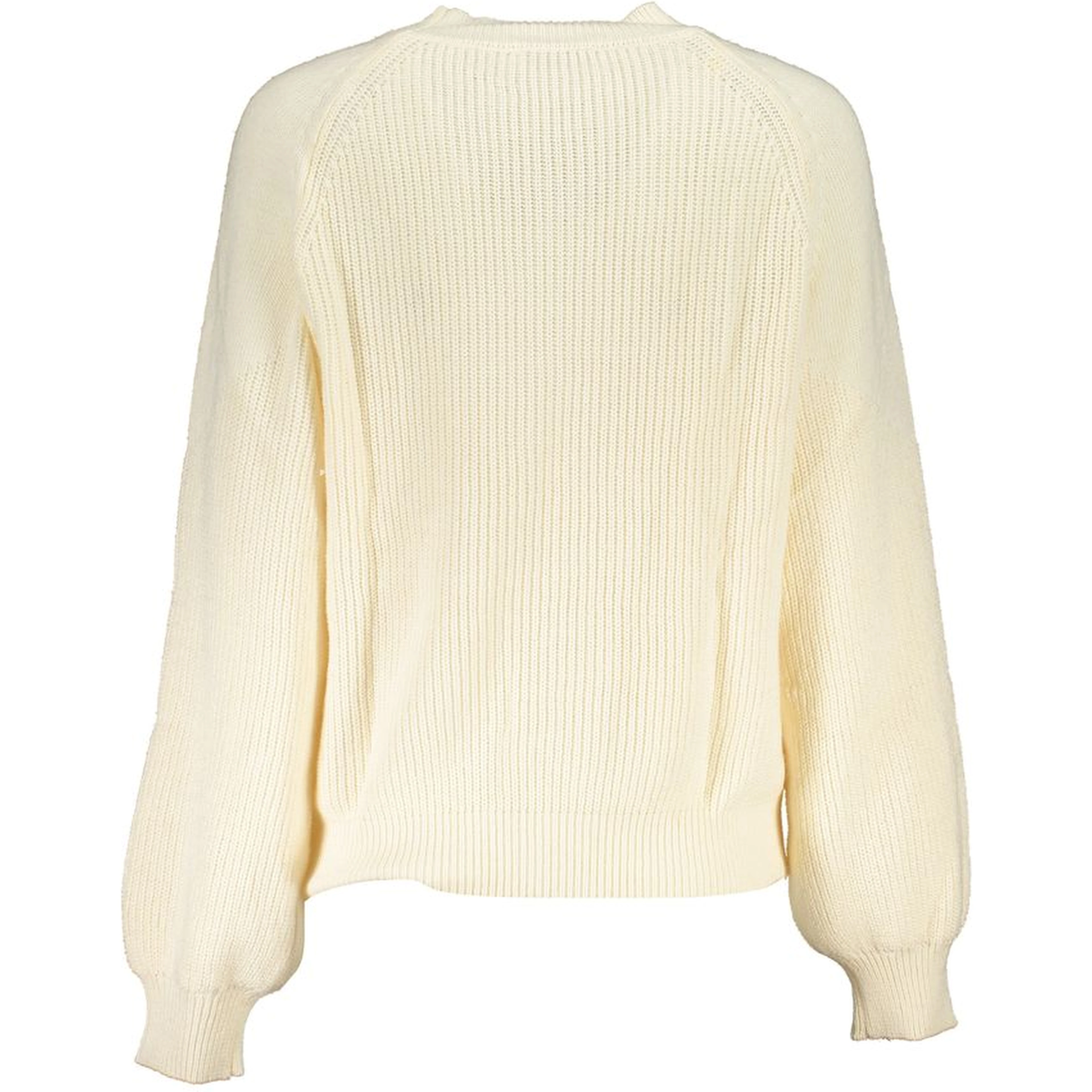 White Fabric Sweater