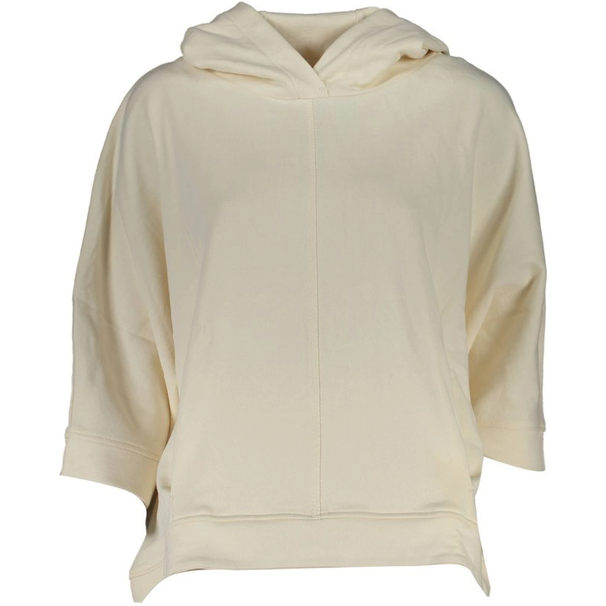 White Cotton Women's Hooded Sweater