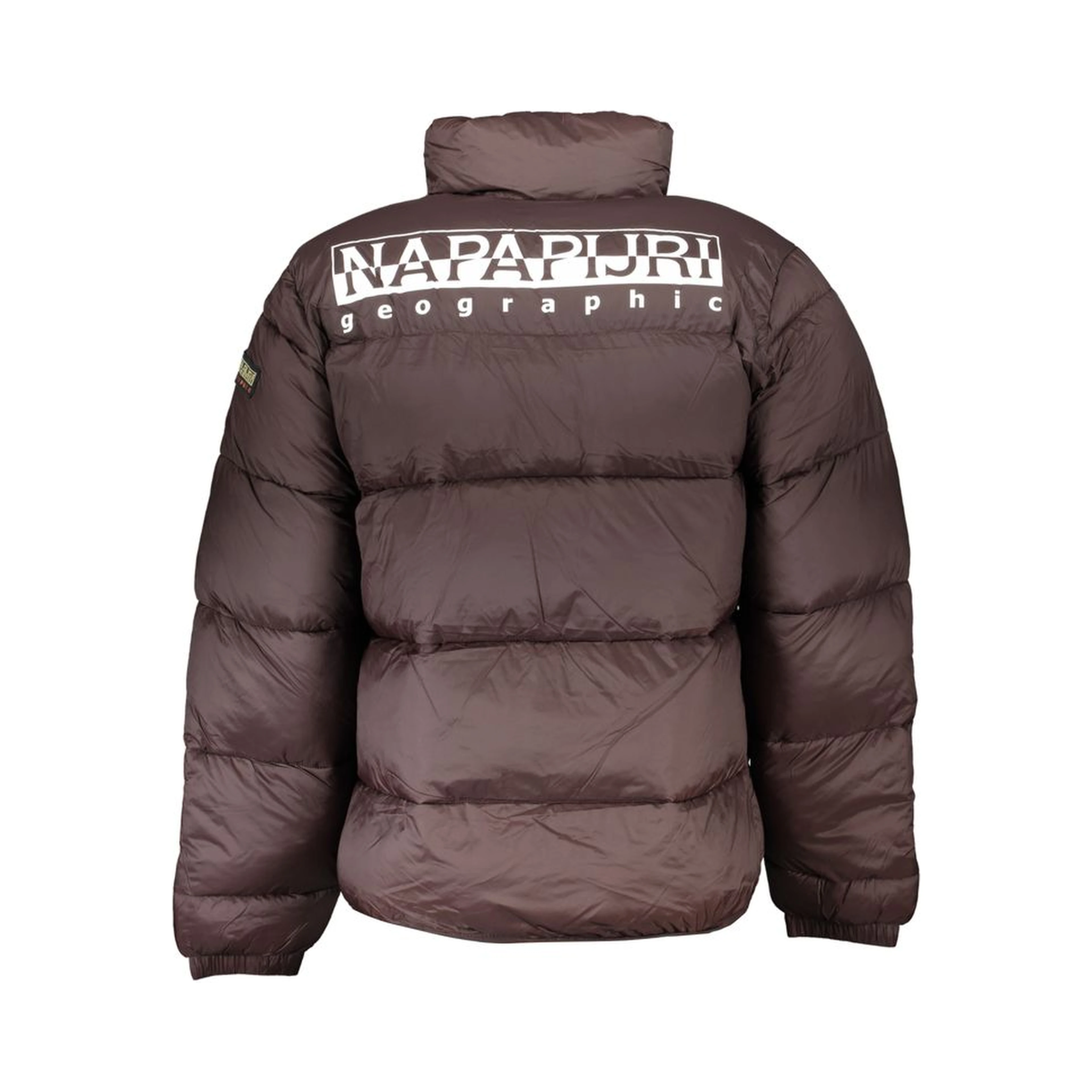 Brown Polyamide Men Jacket