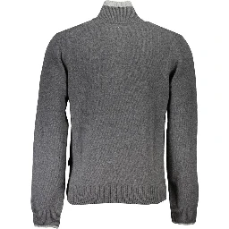 Gray Fabric Sweater