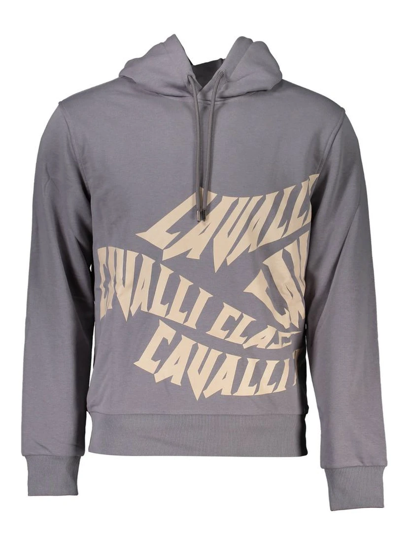 Gray Cotton Men Sweater