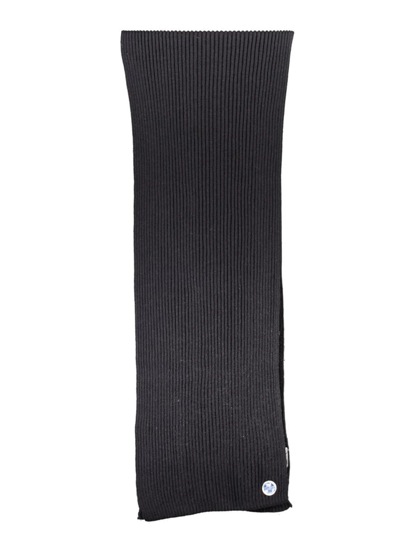 Black Cotton Scarf