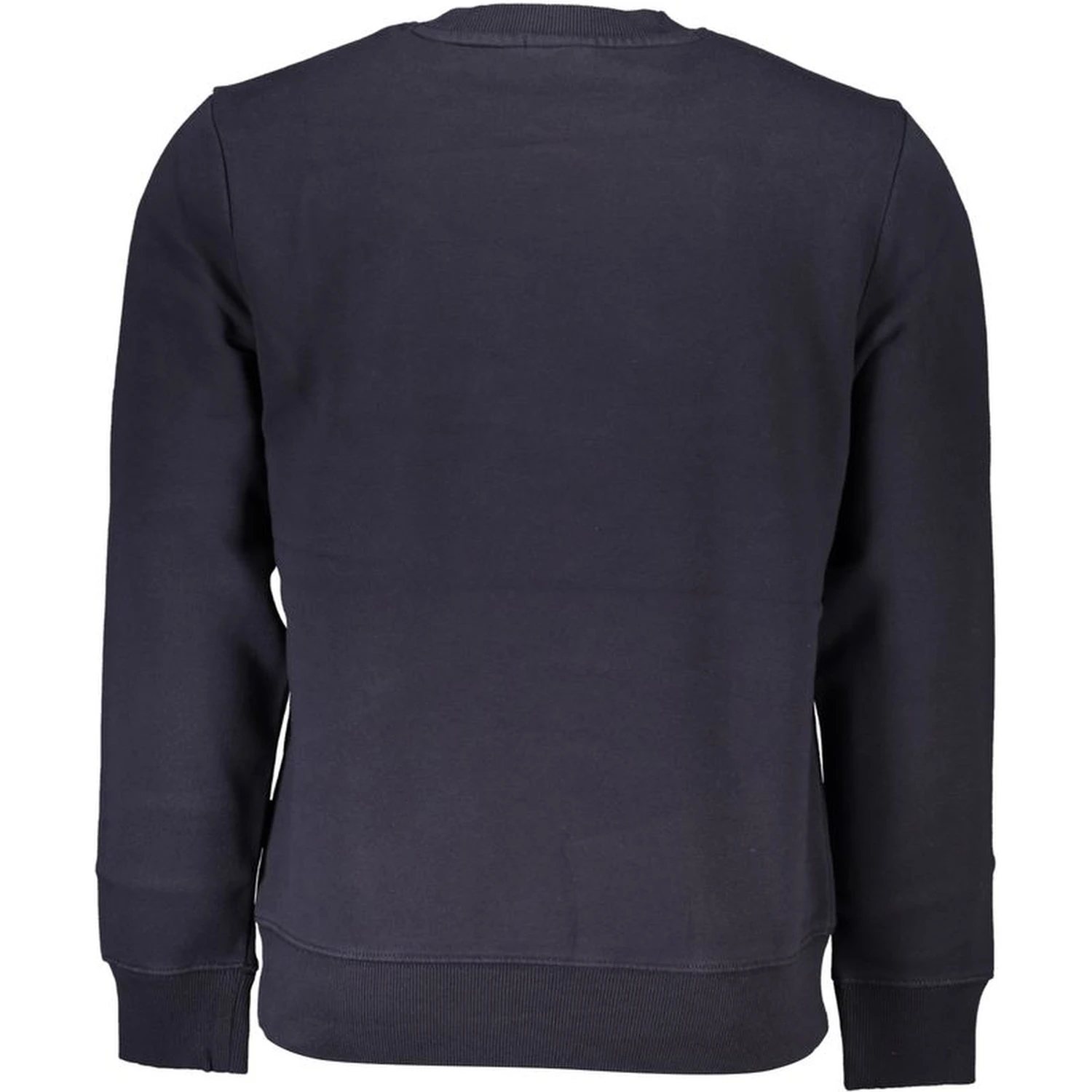 Blue Cotton Men Sweater