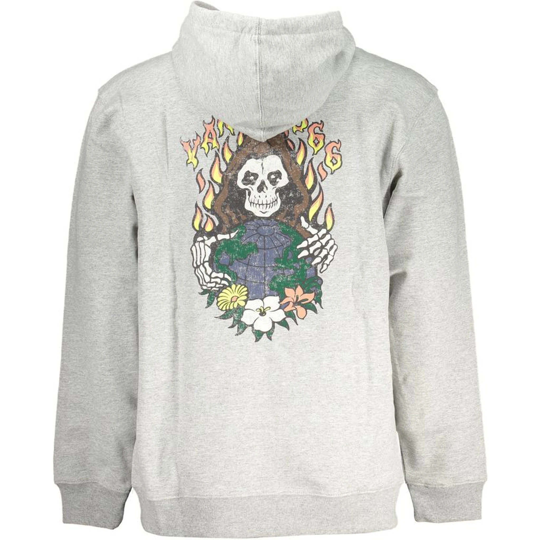 Gray Cotton Men Sweatshirt