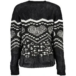 Black Polyester Sweater