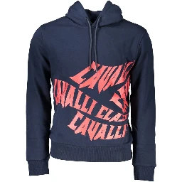 Blue Cotton Men's Sweater