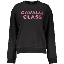 Black Cotton Women Sweater