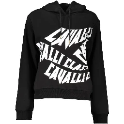 Black Cotton Sweatshirt