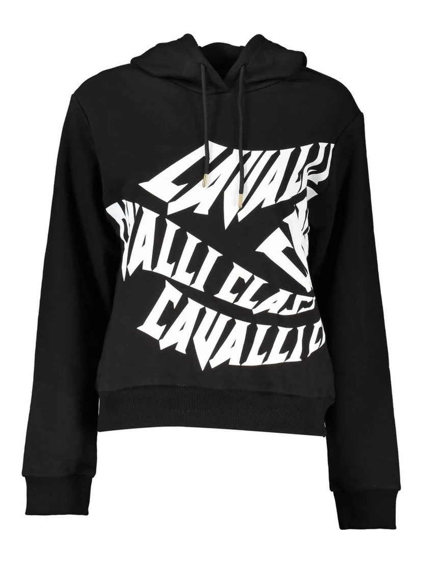 Black Cotton Sweatshirt
