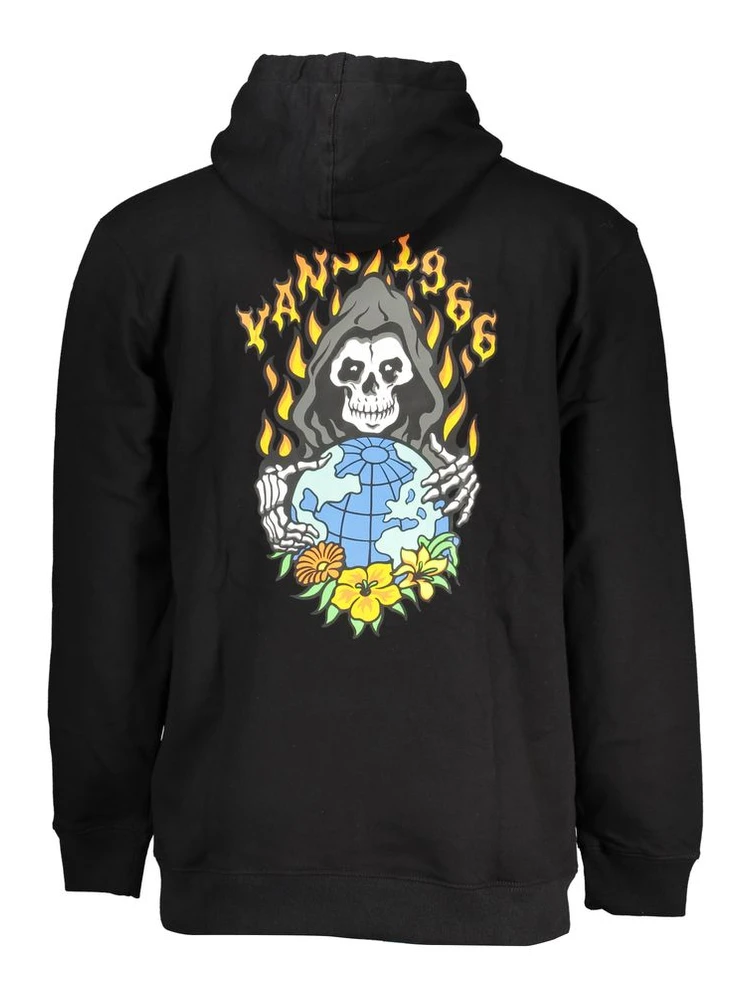 Black Cotton Men Sweater with Hood alternative