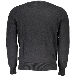 Gray Fabric Sweater