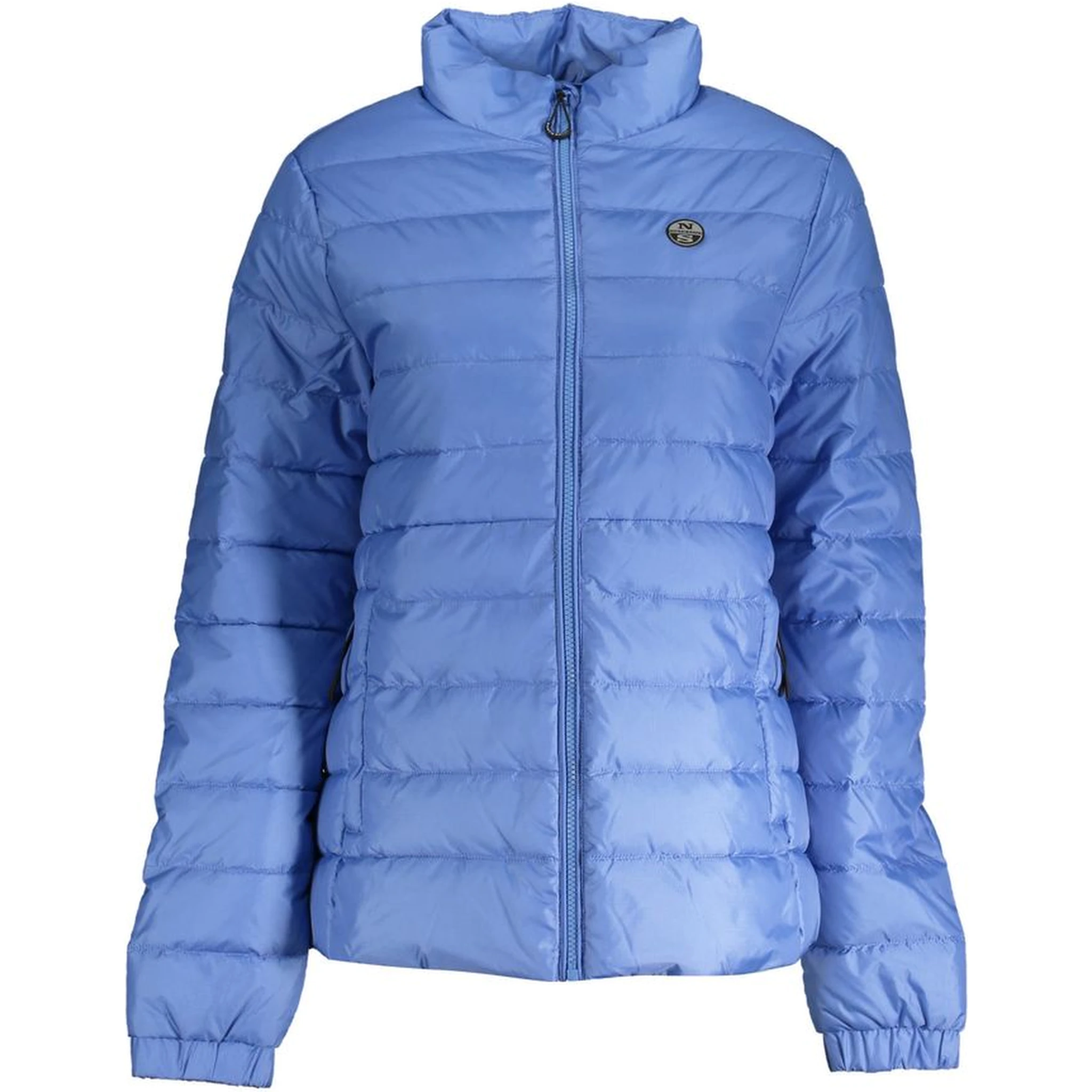 Blue Polyester Jackets & Coat